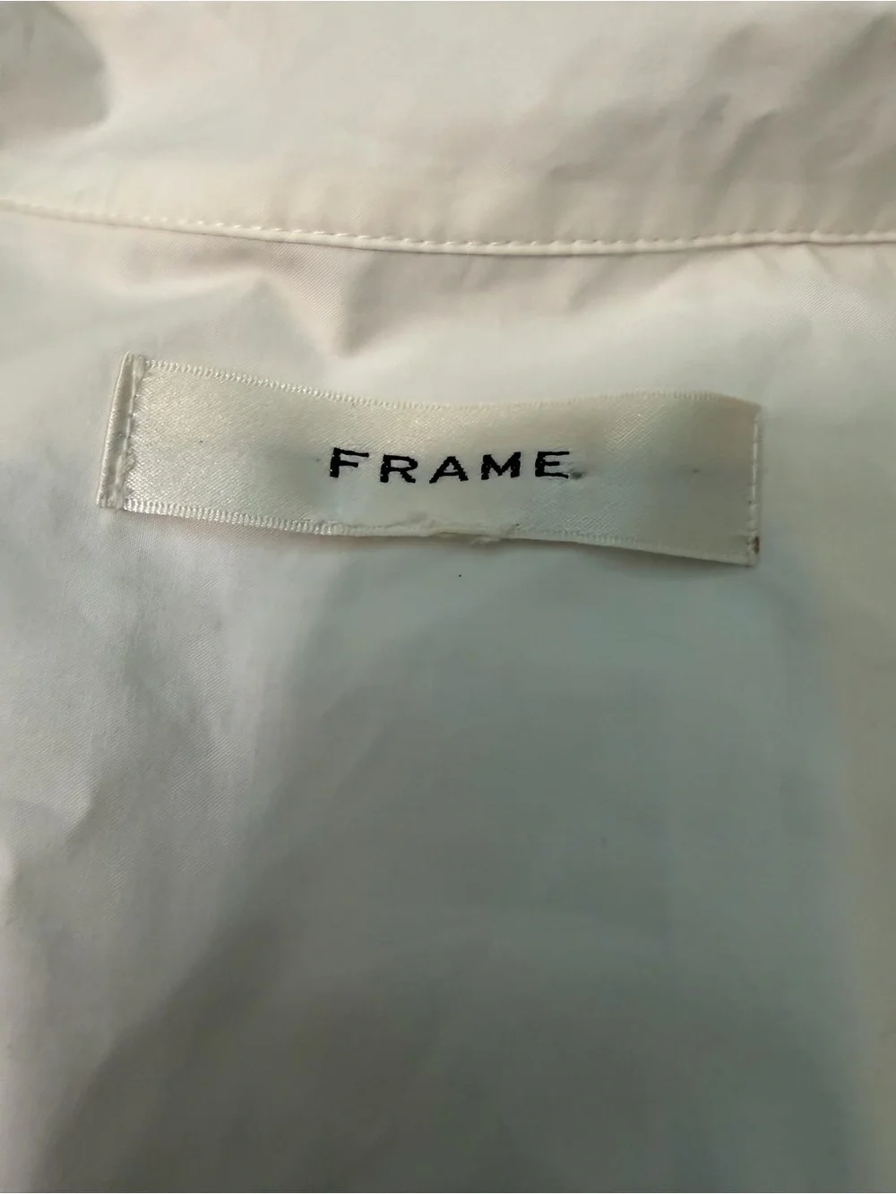 Frame Classic White Oversized Button-Down Shirt - Picture 2 of 4